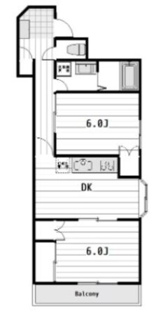 松戸三角ビル の物件間取画像